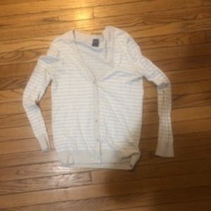 Cream and tan cardigan